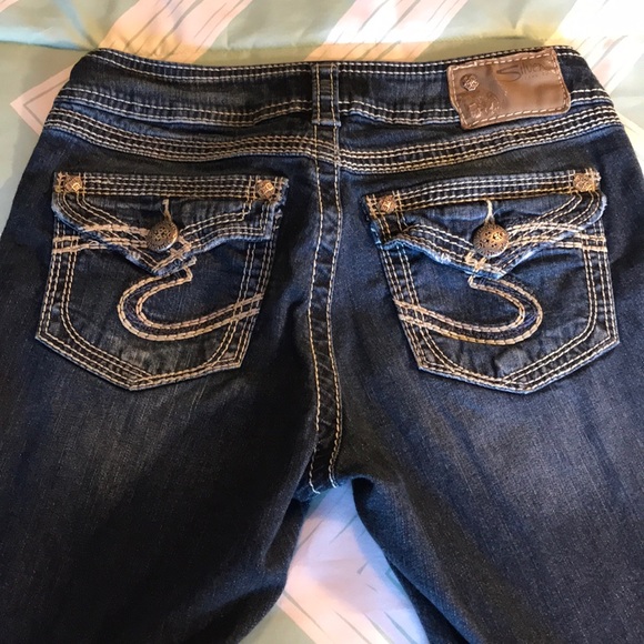 Silver Suki surplus Capri size 27 - Picture 3 of 5